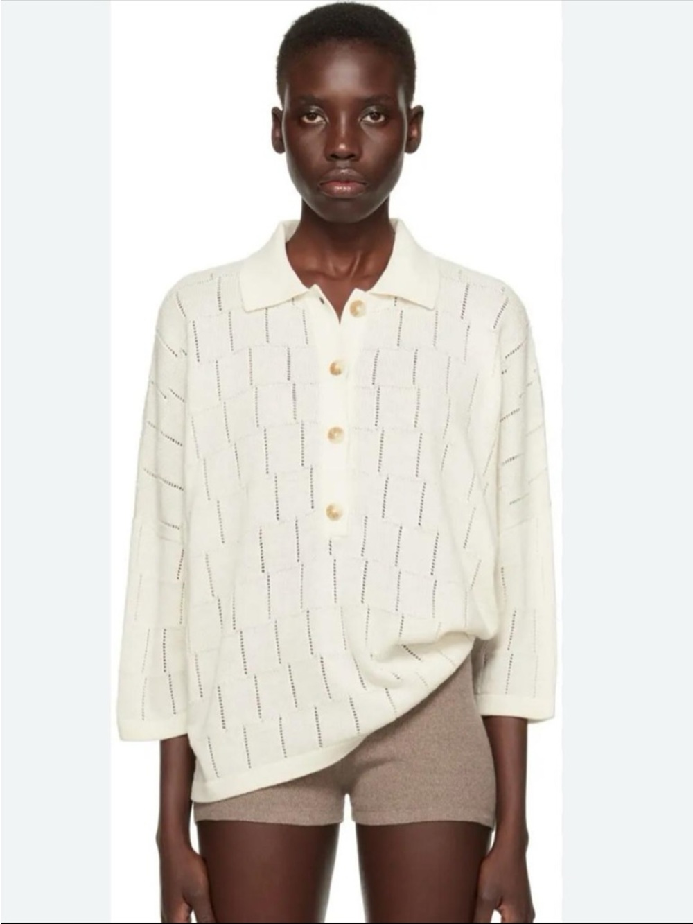 Lauren Manoogian Lattice Polo